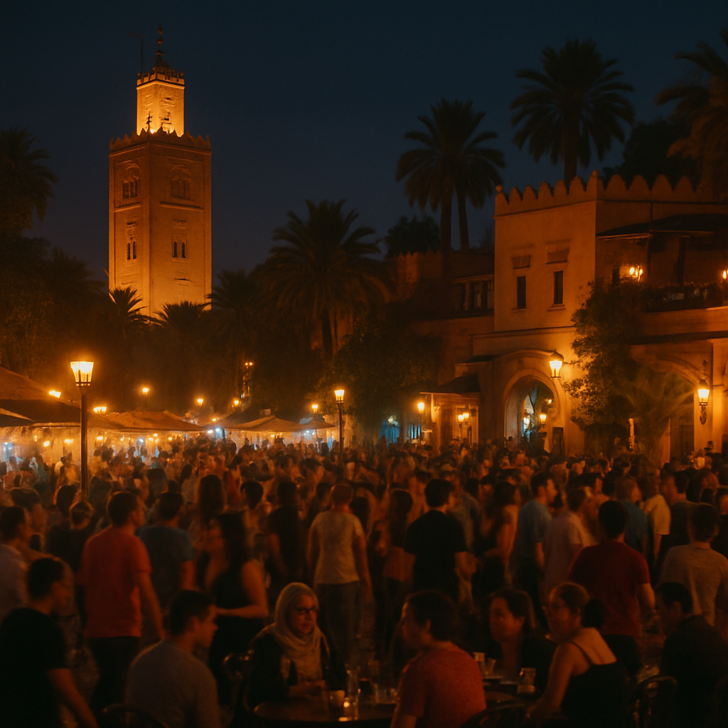 Marrakech Les Souks Night